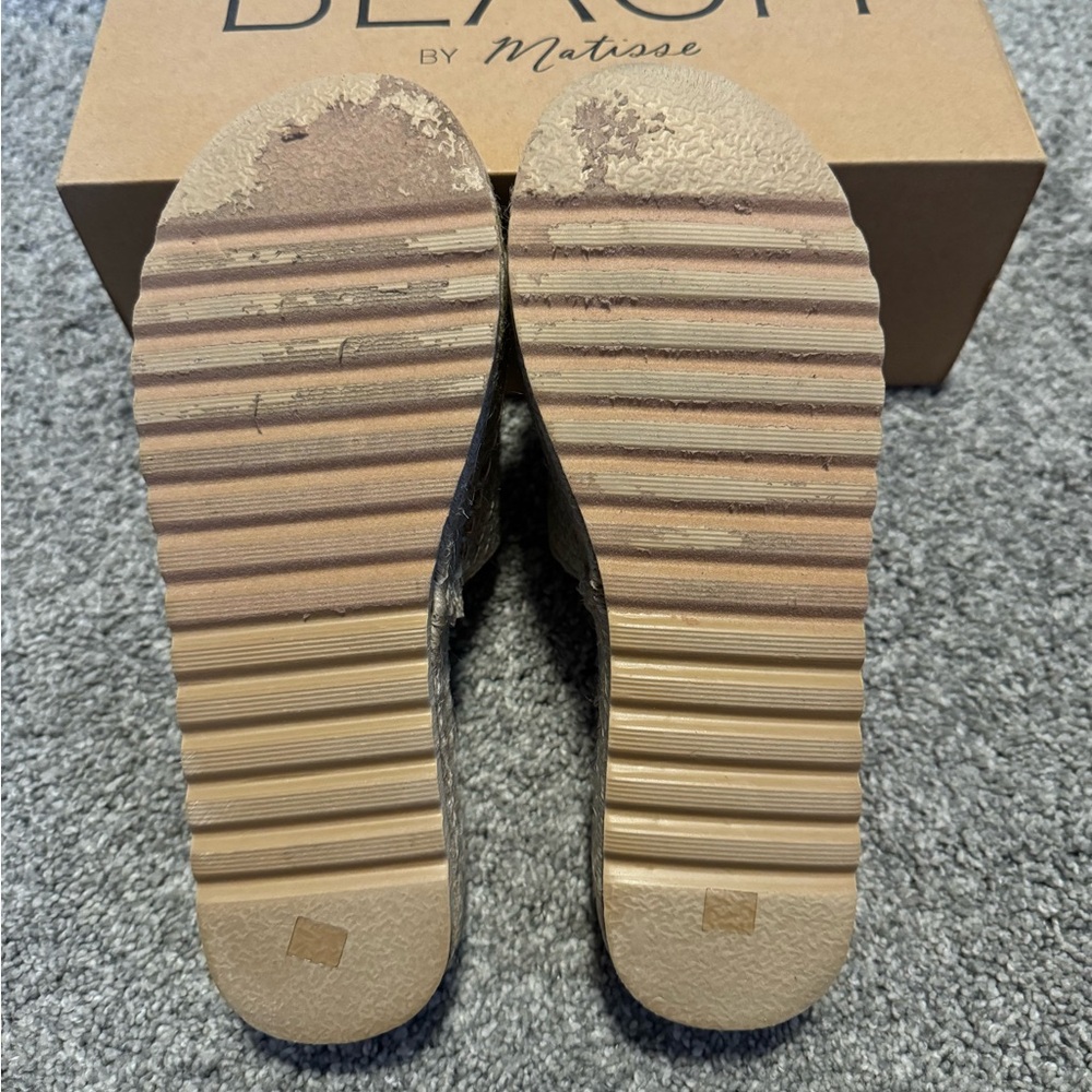 Raffia Platform Sandal - image 3